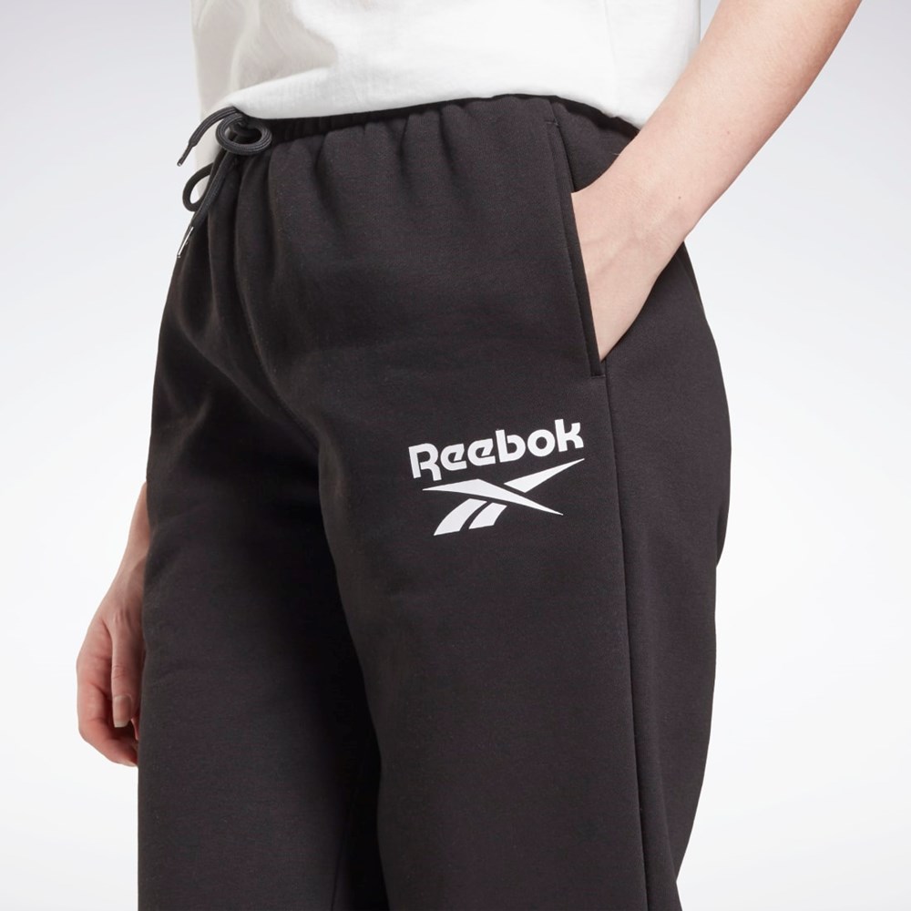 Reebok Reebok Identity Logo Fleece Joggers Čierne | PISGT2583