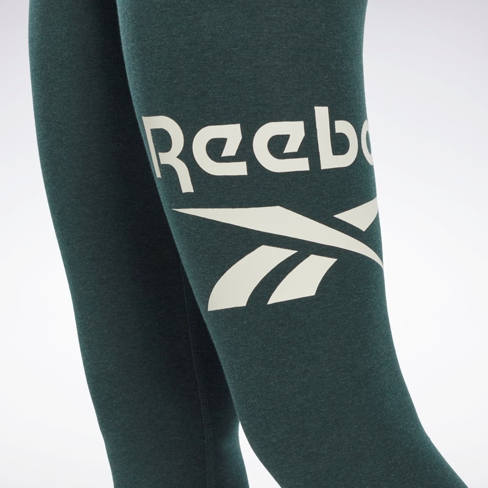 Reebok Reebok Identity Logo Leggings Zelene | UCZAY0491