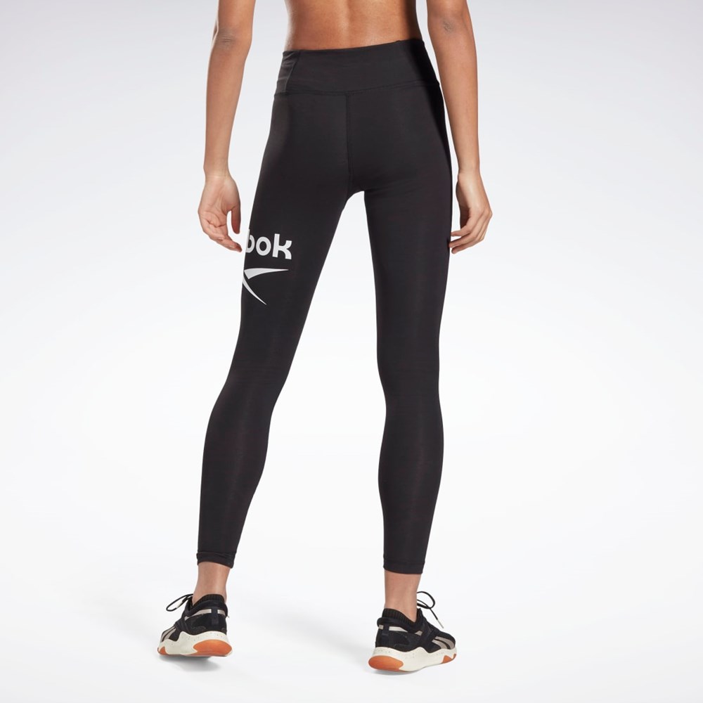 Reebok Reebok Identity Logo Leggings Čierne | FDCNB4809