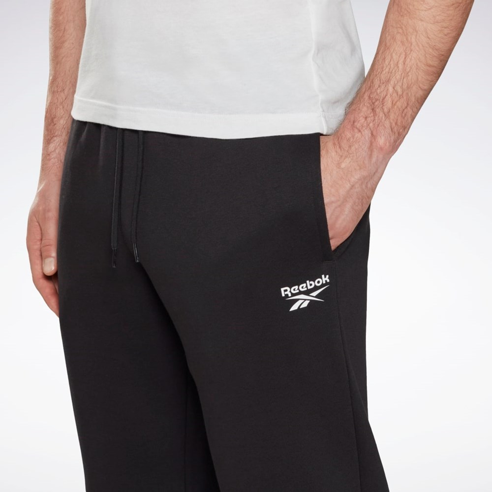 Reebok Reebok Identity Open Hem Pants Čierne | VHSMB9083