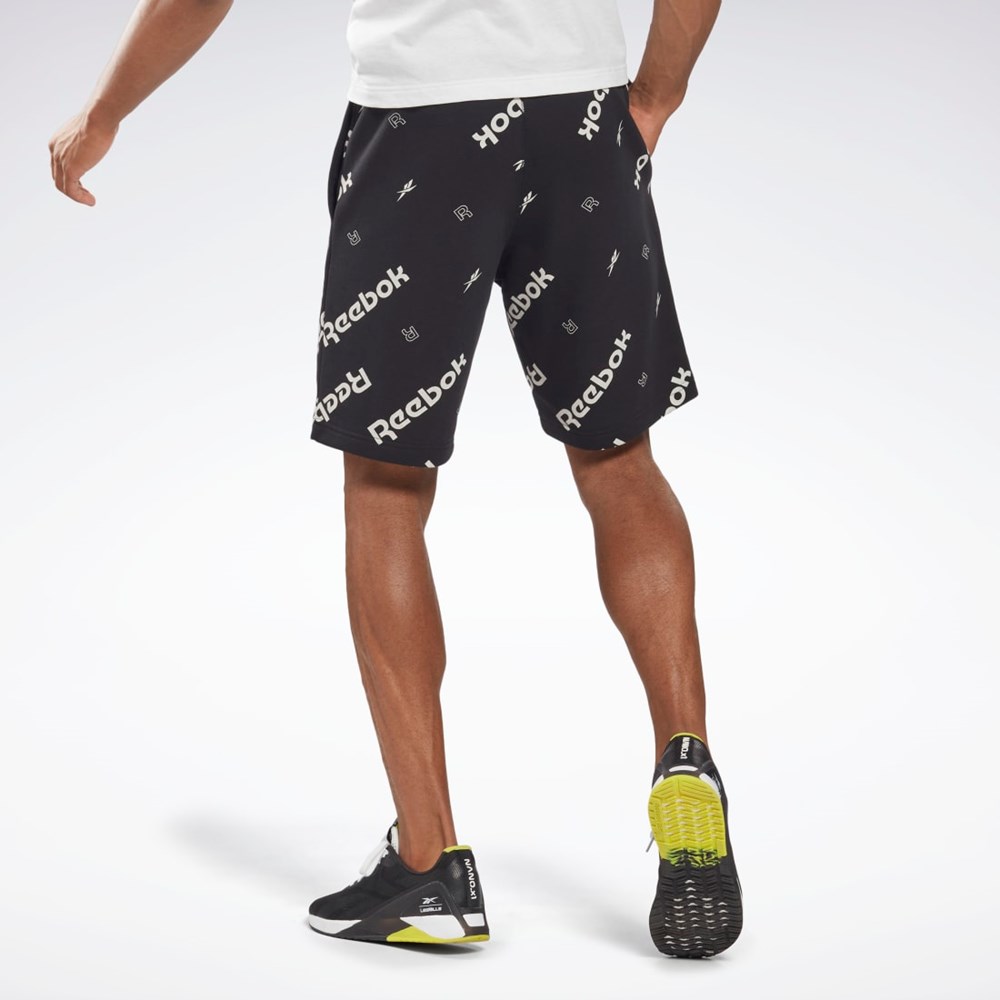 Reebok Reebok Identity Shorts Čierne | WVZEL6387