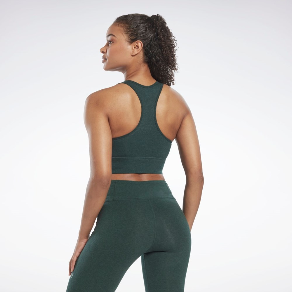 Reebok Reebok Identity Sports Bra Zelene | WKBDI5906