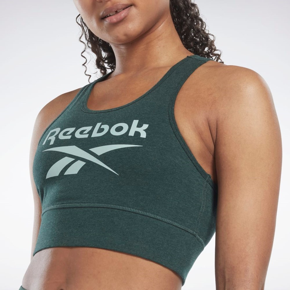 Reebok Reebok Identity Sports Bra Zelene | WKBDI5906