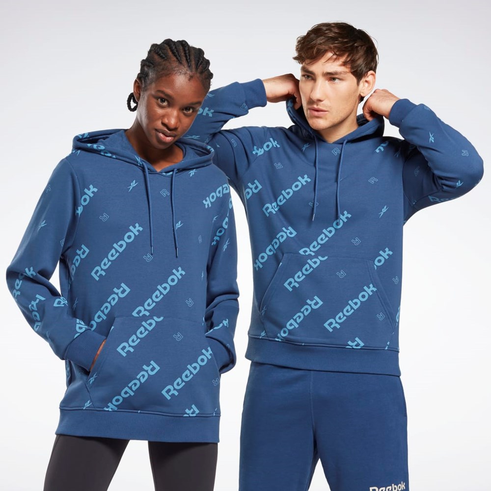 Reebok Reebok Identity Sweatshirt Modre | EYWCF5419