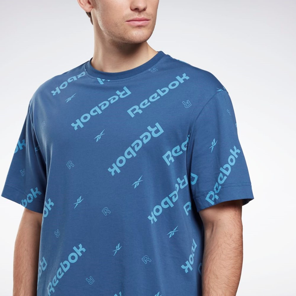 Reebok Reebok Identity T-Shirt Modre | WBMEL4287