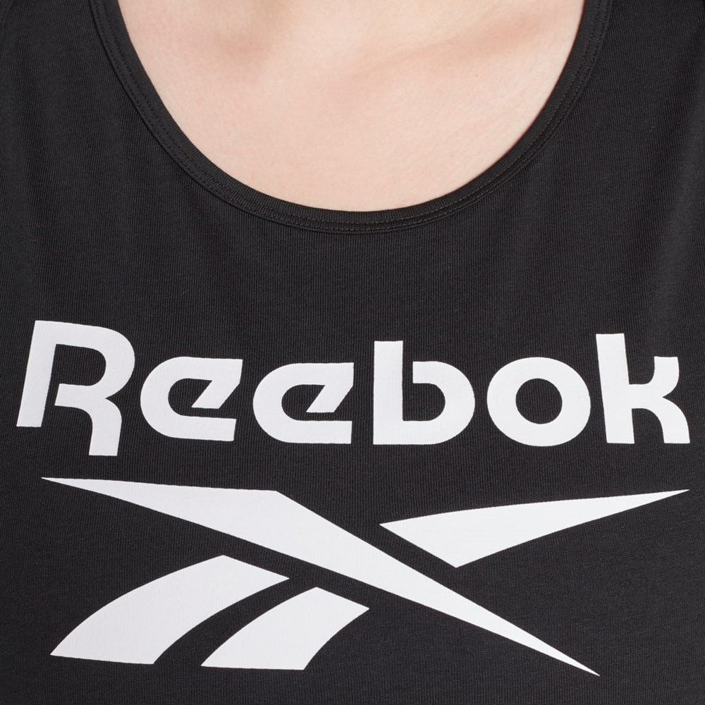 Reebok Reebok Identity Tank Top (Plus Size) Čierne | TVDNC9845