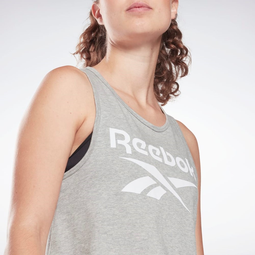 Reebok Reebok Identity Tank Top Siva | FBLET6873