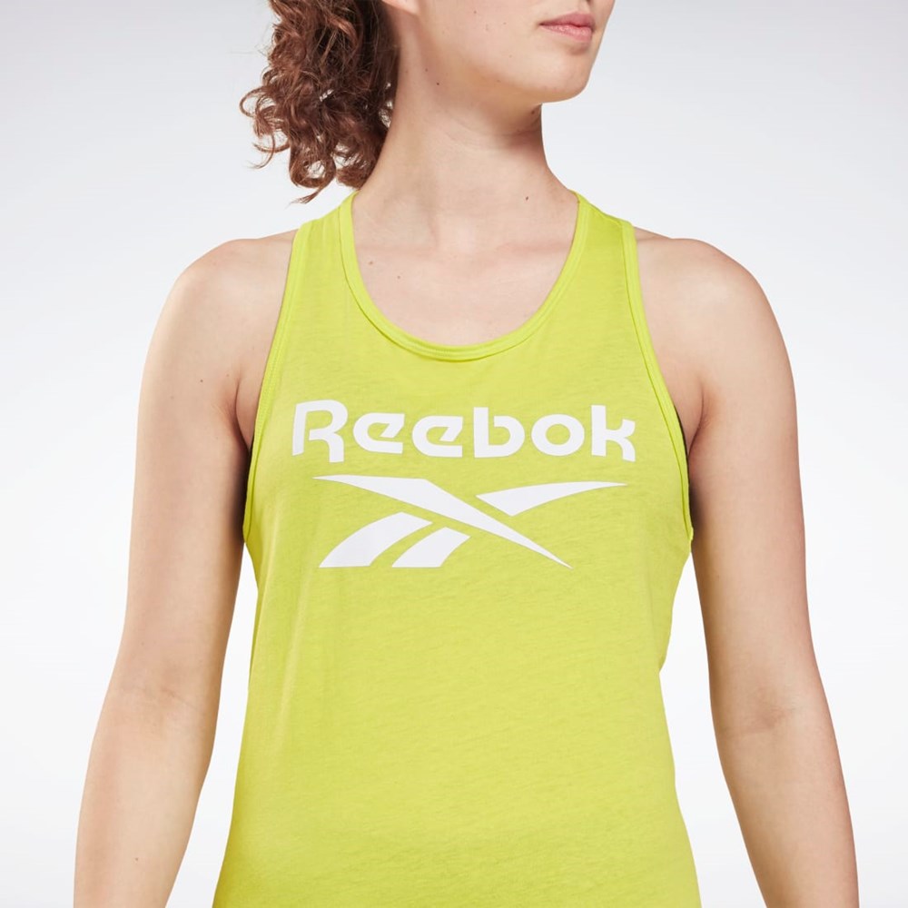 Reebok Reebok Identity Tank Top Žlté | SQBFH3160