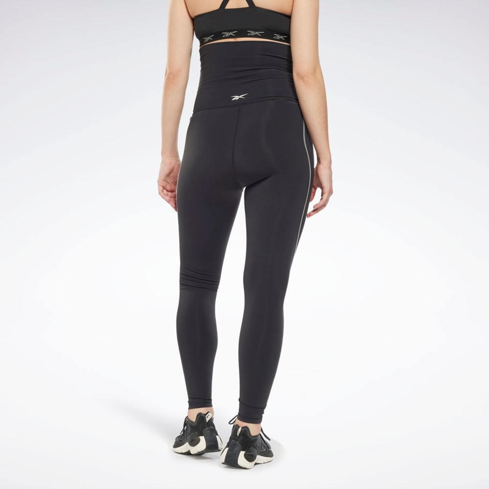 Reebok Reebok Lux 2.0 Maternity Leggings Čierne | GMNLI7859