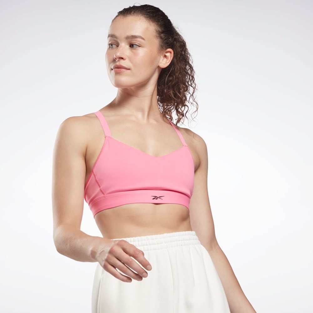 Reebok Reebok Lux Remienkové Sports Bra Ruzove | DVLBS2975