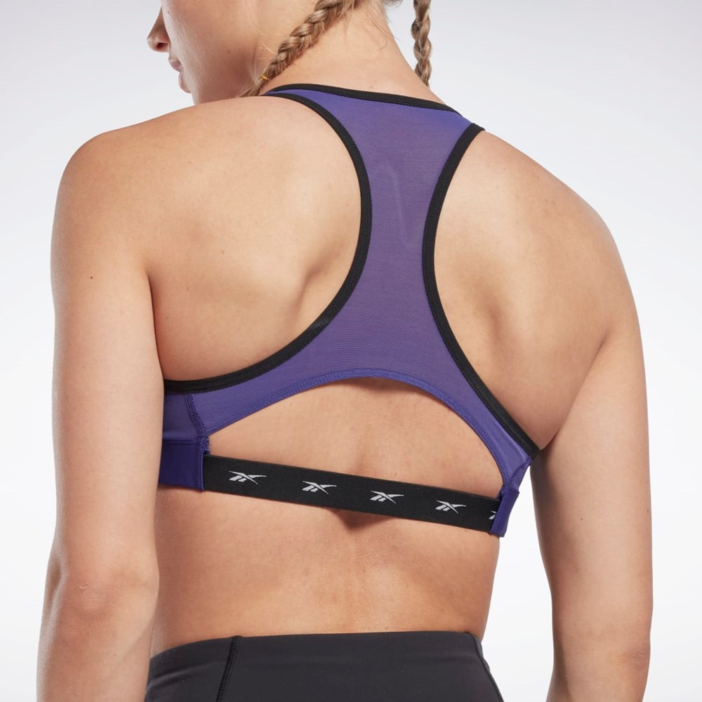 Reebok Reebok Lux Vector Racer Sports Bra Nachový | EOSMW0917