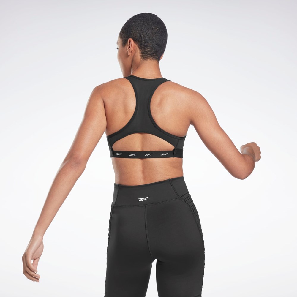 Reebok Reebok Lux Vector Racer Sports Bra Čierne | NPDXL7409