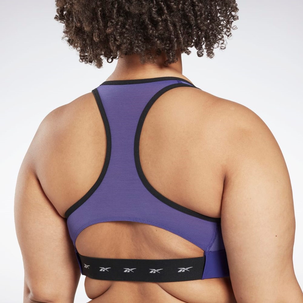 Reebok Reebok Lux Vector Racer Sports Bra (Plus Size) Nachový | YZNJM9524