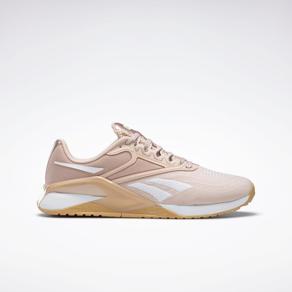 Reebok Reebok Nano X2 Tréningová Shoes Biele Ruzove Zlate | KRFSE8194