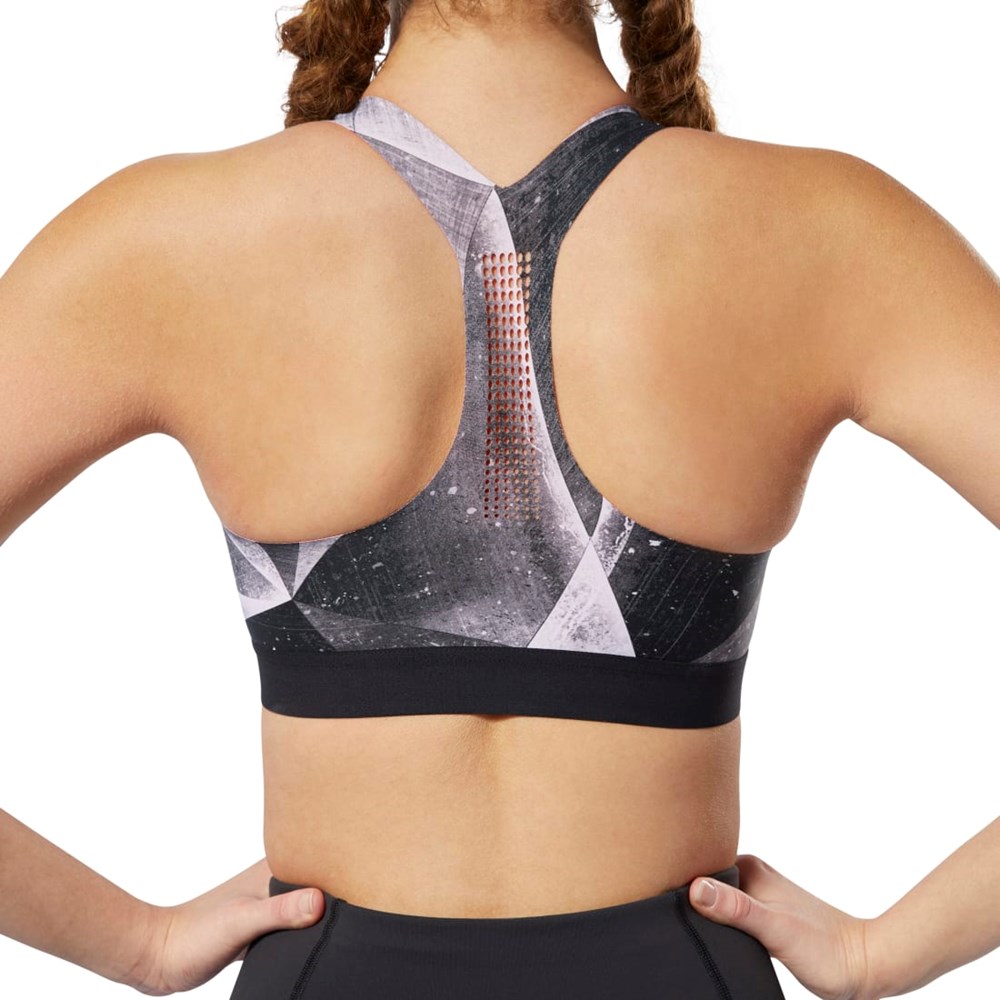 Reebok Reebok PureMove Bra - Shattered Ice Motion Sense ™ Čierne | OTNSX4279