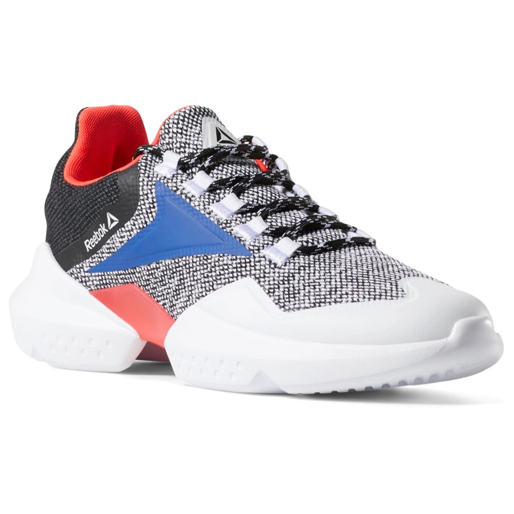 Reebok Reebok Split Fuel Shoes Biele Čierne Červené | NRHLE3719