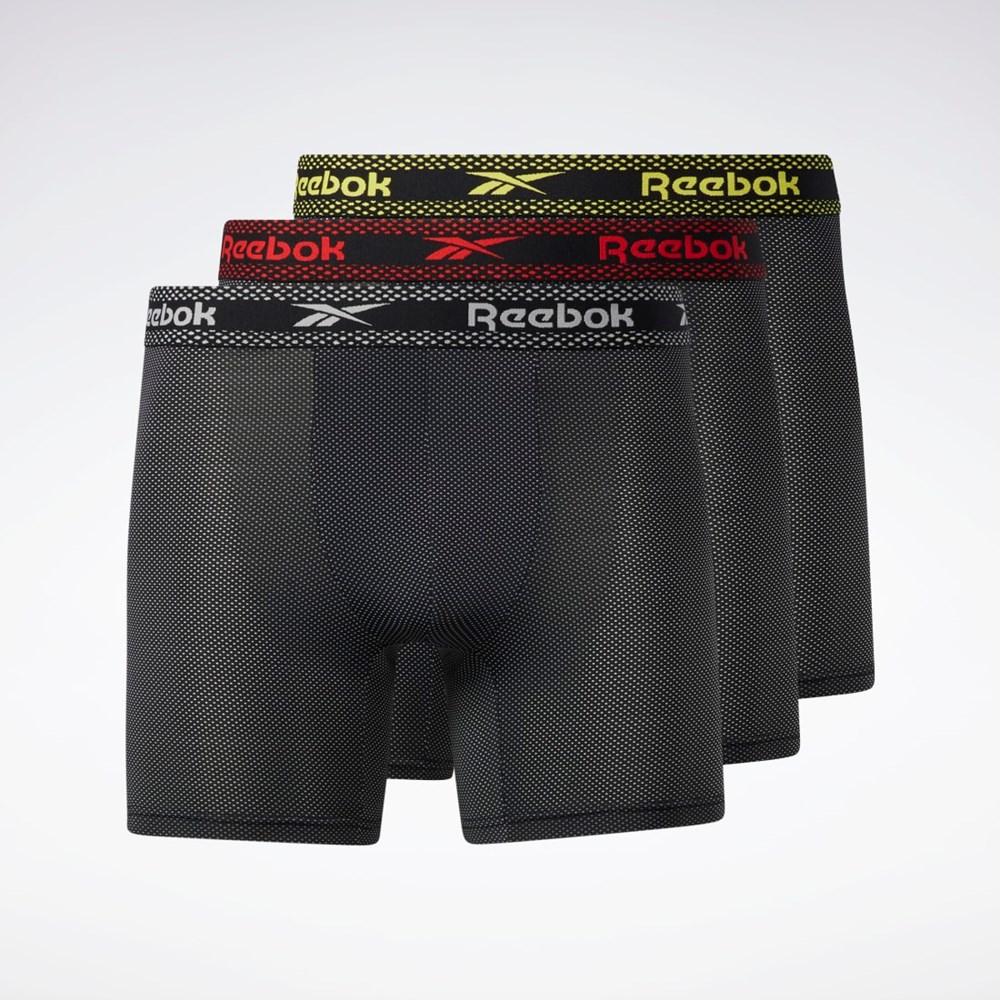 Reebok Reebok Super Soft Nylon Performance Boxer Briefs 3 Pairs Multi | PEAFJ1257