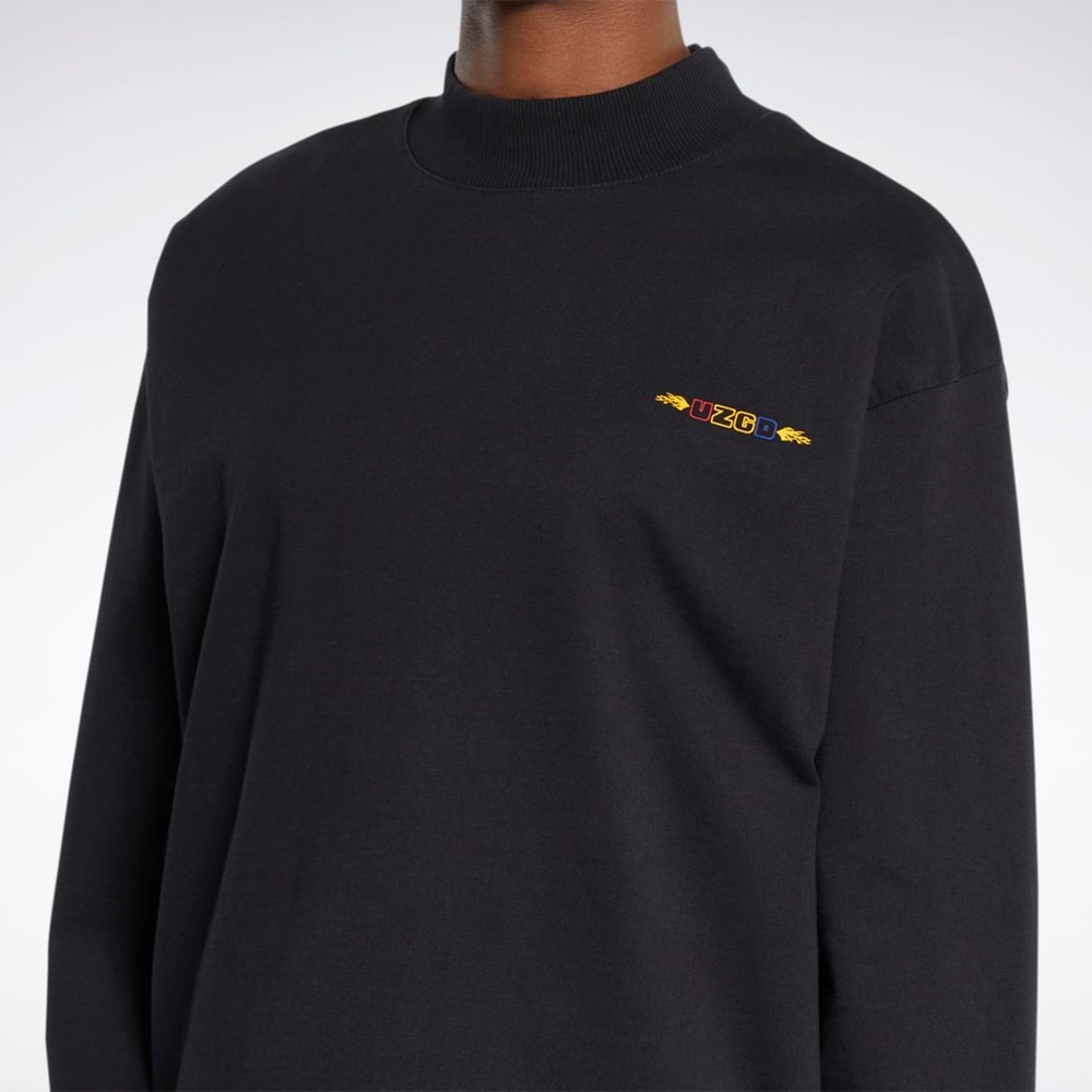 Reebok Reebok by Pyer Moss Long Sleeve Tee Čierne | CGSEW5137