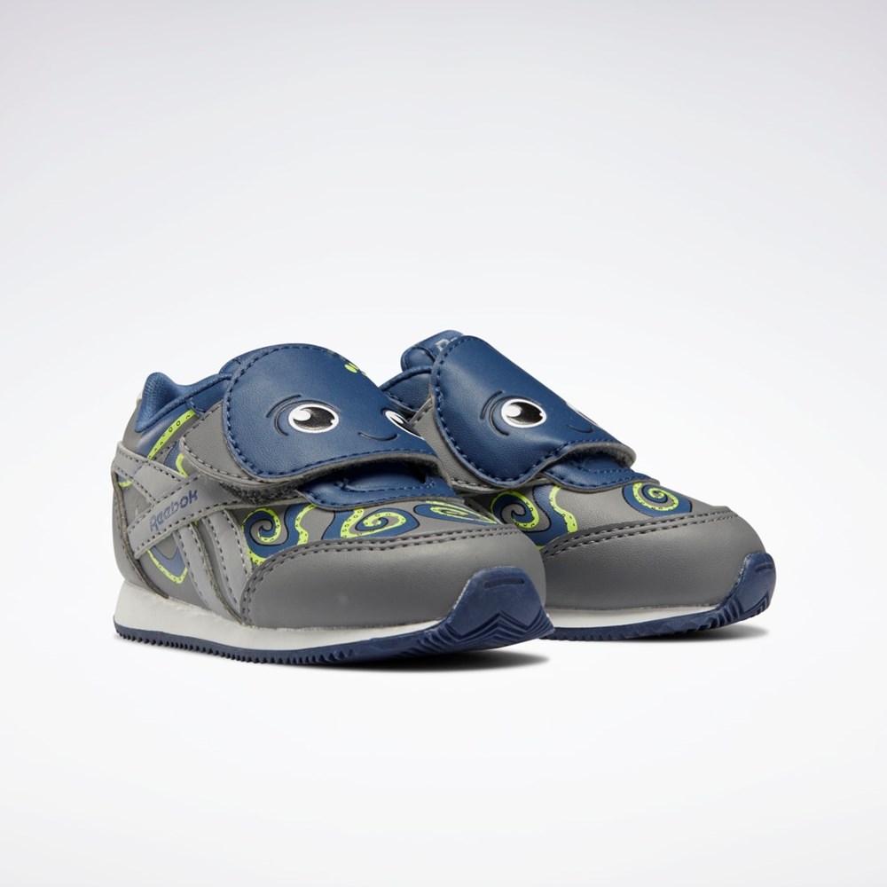 Reebok Royal Classic Jogger 2 Shoes - Toddler Siva Modre Žlté | OIZFB2973