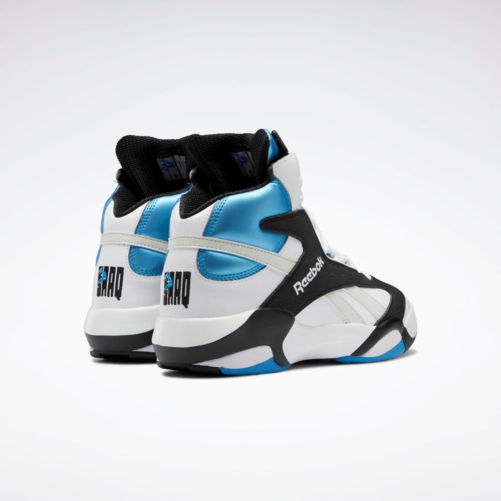 Reebok Shaq Attaq Basketball Shoes Biele Čierne Modre | OSVEQ4053