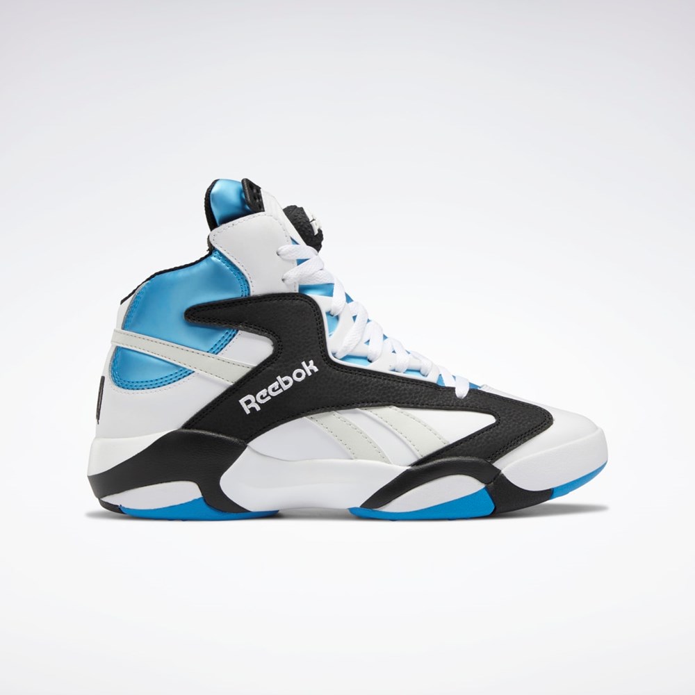 Reebok Shaq Attaq Basketball Shoes Biele Čierne Modre | OSVEQ4053