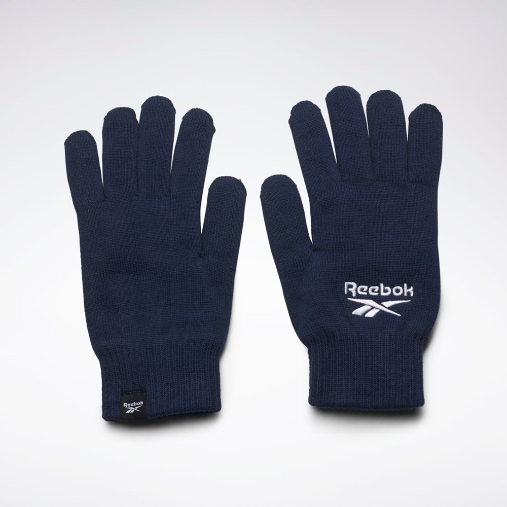 Reebok Sports Essentials Logo Gloves Námornícka Modrá | JOQLA5796