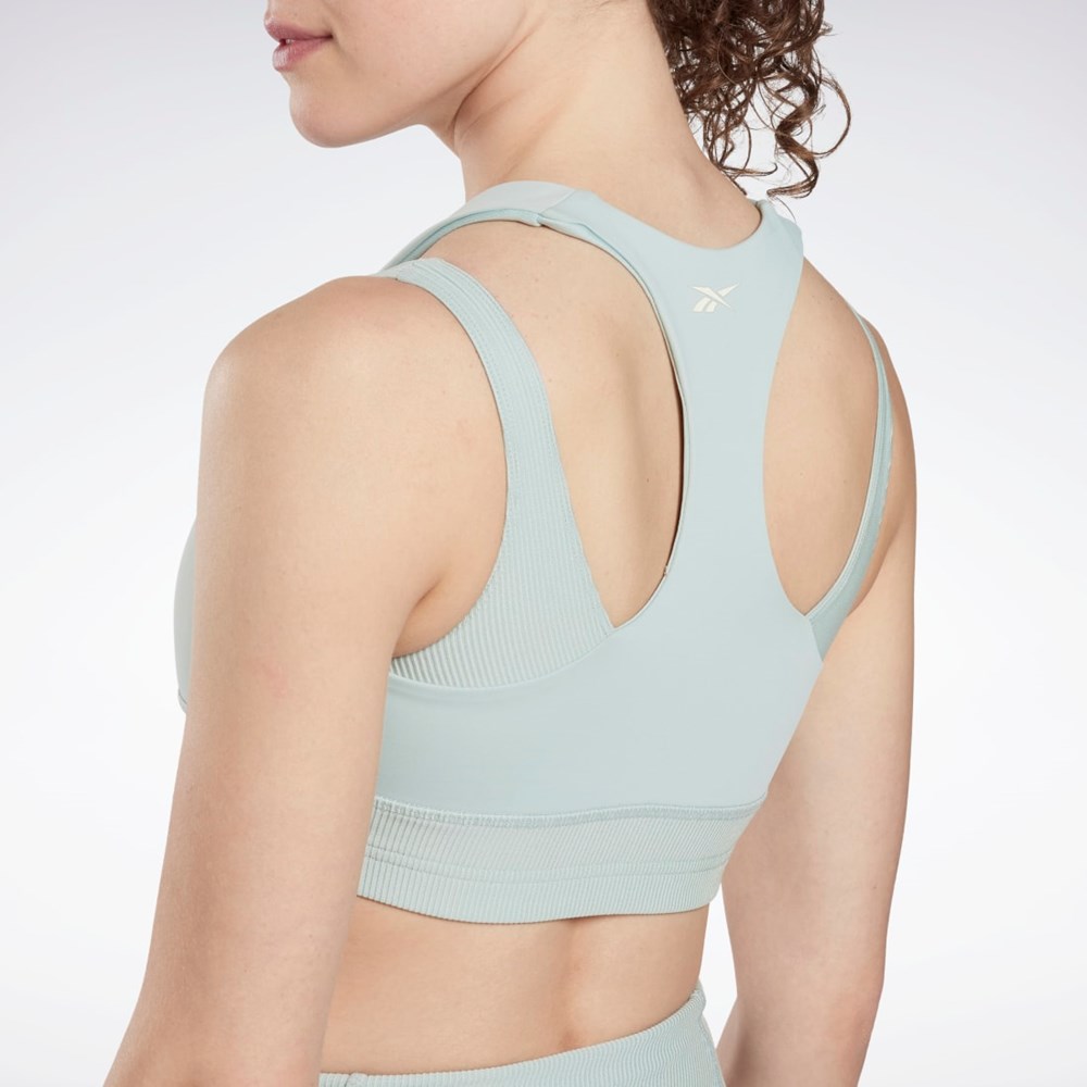 Reebok Studio Layered Bra Top Siva | WPHEA4621