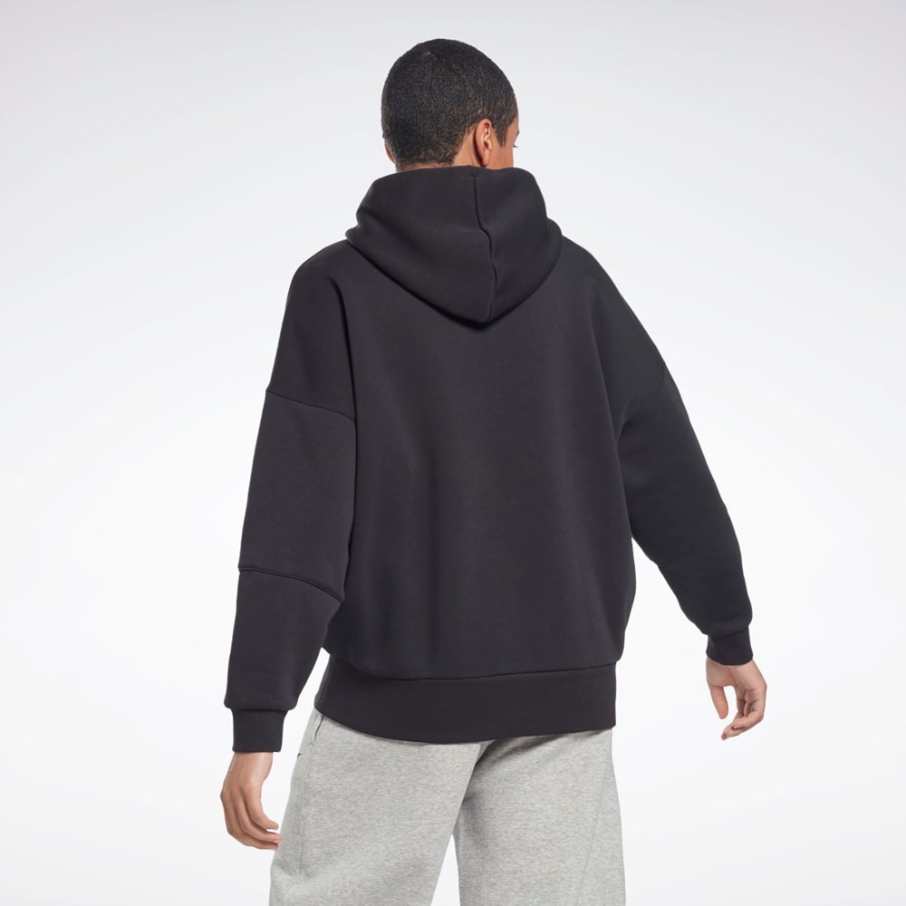 Reebok Studio Recycled Oversize Hoodie Čierne | LOXBP0715