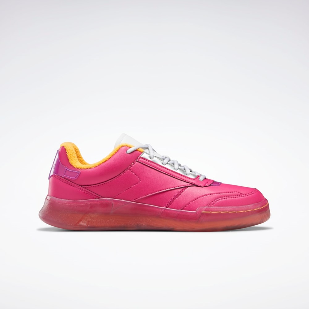 Reebok THE JETSONS Club C Legacy Shoes Ruzove Biele | NYJOL3574