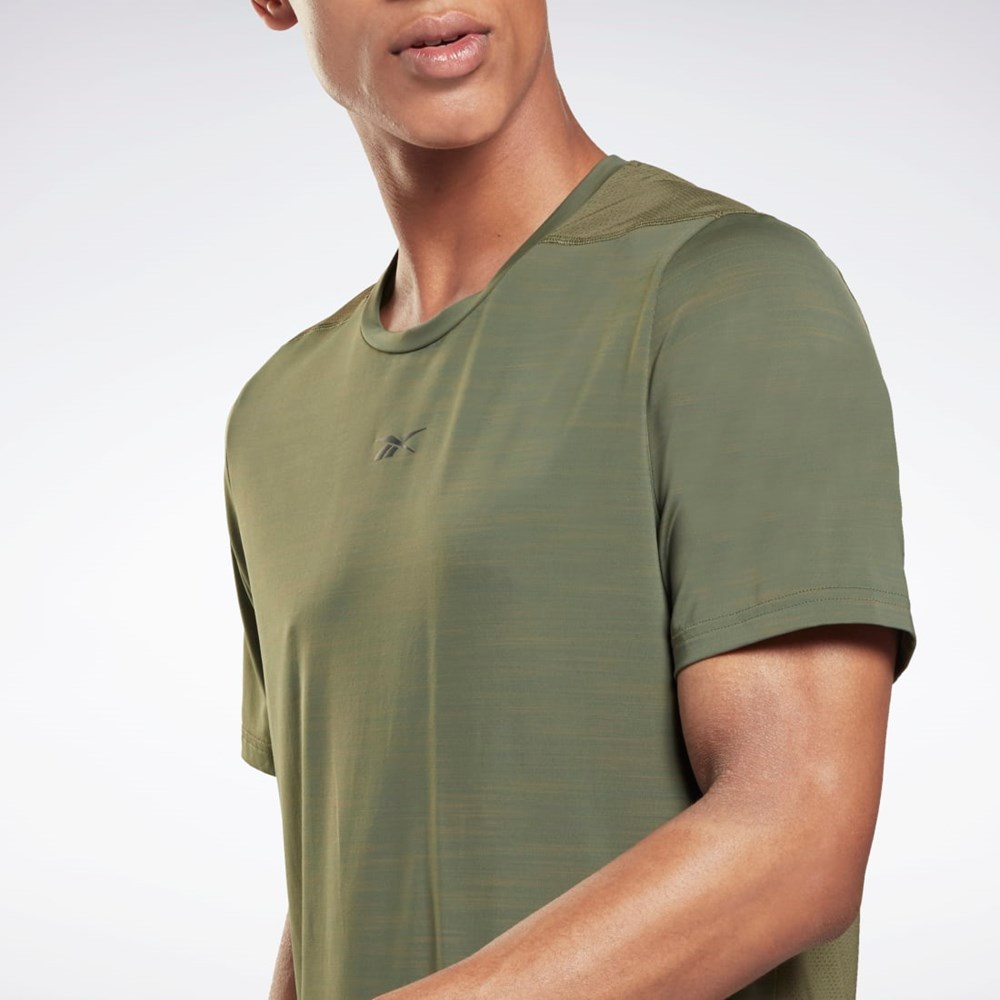 Reebok Tech Štýl Activchill Move T-Shirt Zelene | KHIXJ3517