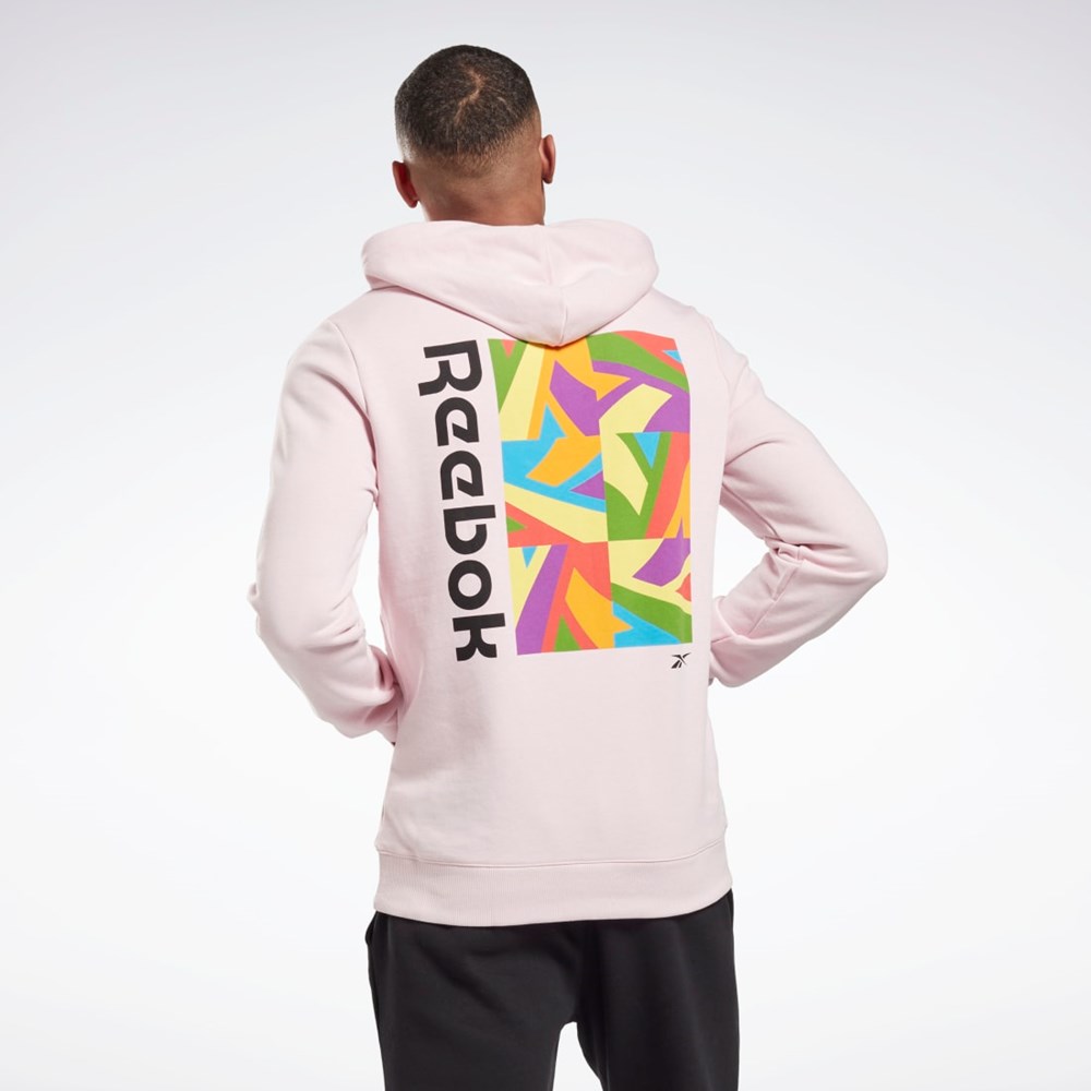 Reebok Tech Štýl Pride Grafika Sweatshirt Frost Berry | FWIQV1298