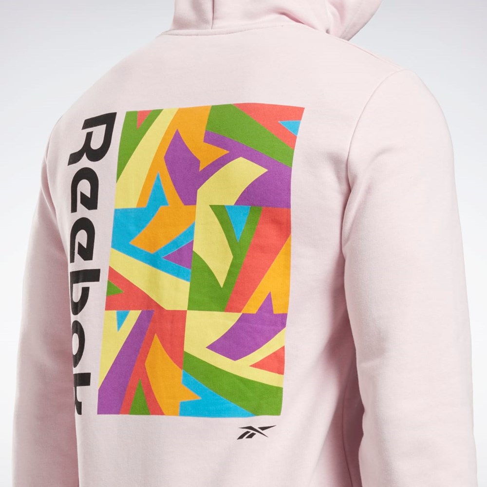 Reebok Tech Štýl Pride Grafika Sweatshirt Frost Berry | FWIQV1298