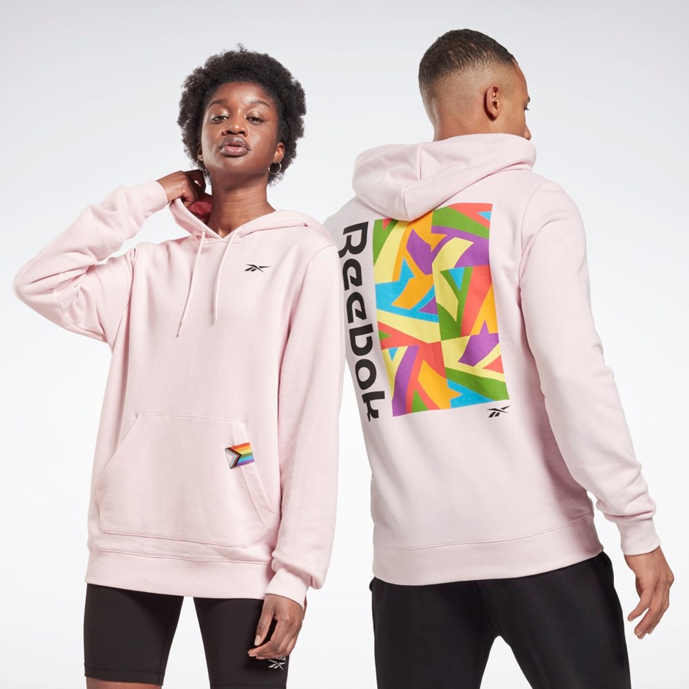 Reebok Tech Štýl Pride Grafika Sweatshirt Frost Berry | FWIQV1298