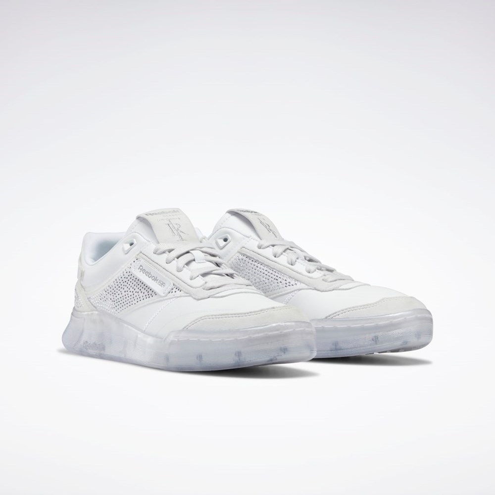 Reebok Très Rasché Club C Legacy Diamanté Shoes Biele Strieborne | WOLHD1459