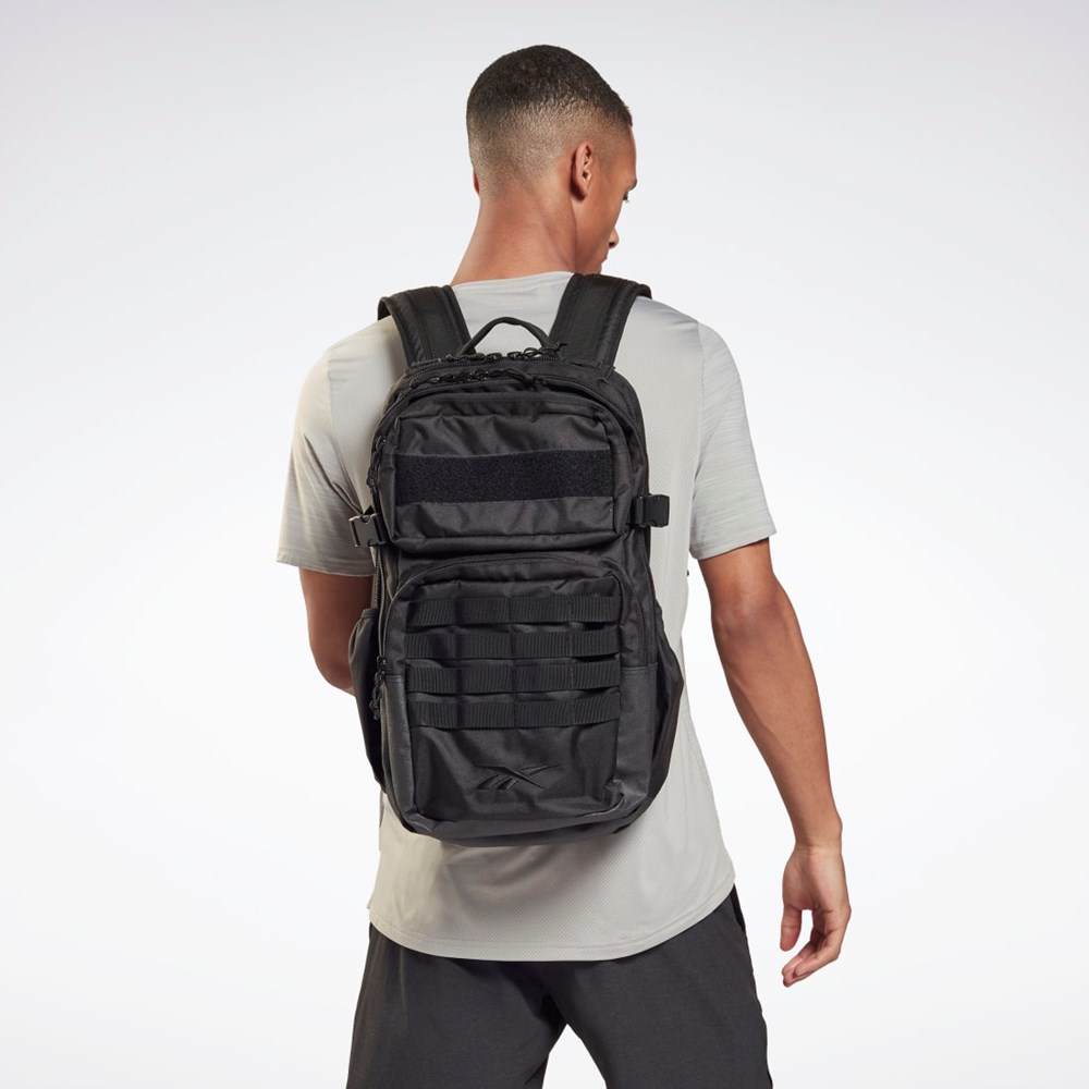 Reebok Tréningová Day Backpack Čierne Čierne Čierne | JYHLM4298