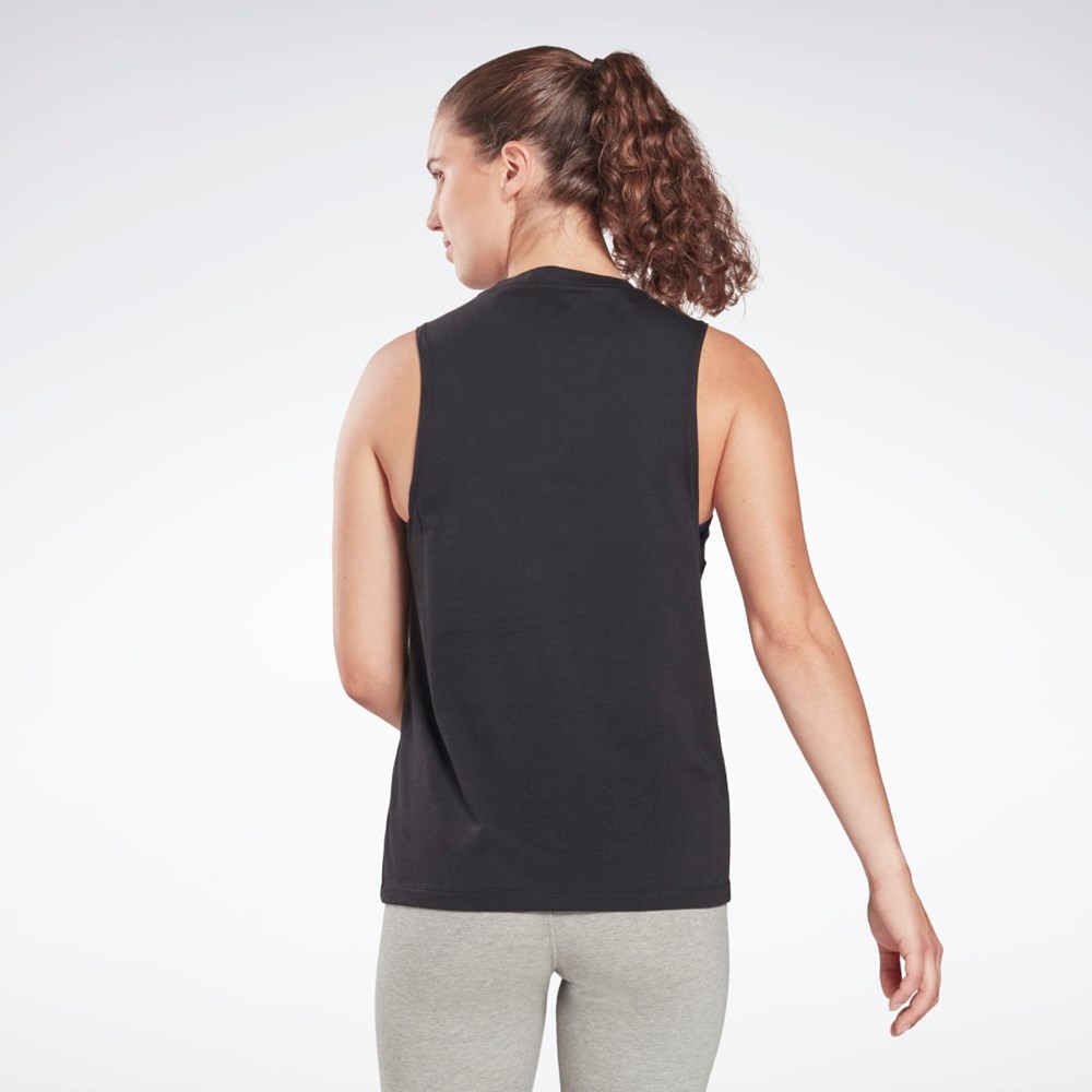 Reebok Tréningová Essentials Muscle Tank Top Čierne | KUIWB2475