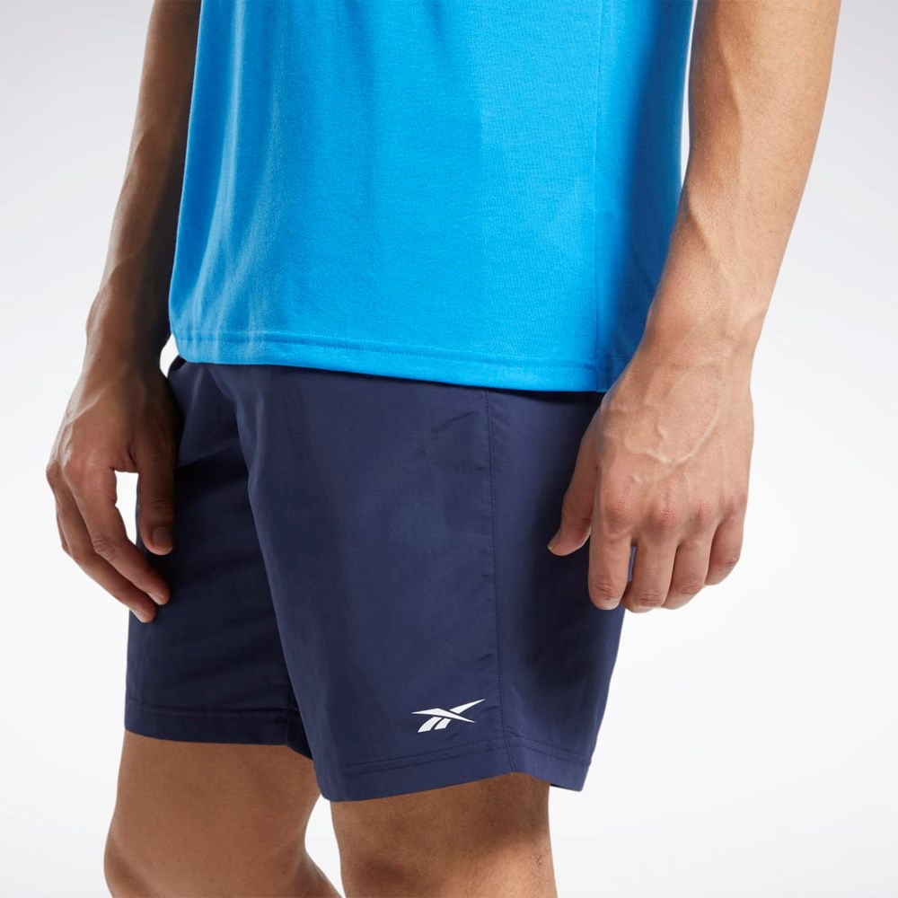 Reebok Tréningová Essentials Utility Shorts Námornícka Modrá | MWTUL8164