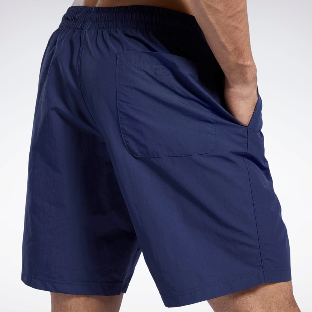 Reebok Tréningová Essentials Utility Shorts Námornícka Modrá | NYDFI8409