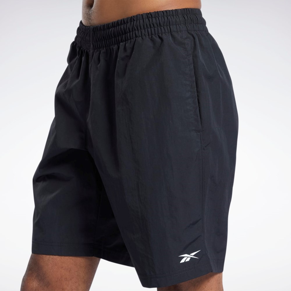 Reebok Tréningová Essentials Utility Shorts Čierne | WTBNJ5039