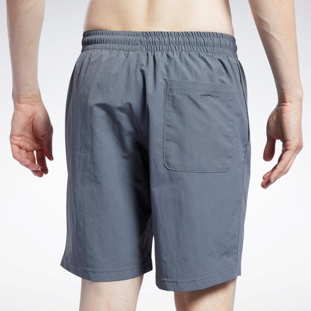 Reebok Tréningová Essentials Utility Shorts Siva | XOGCT9213