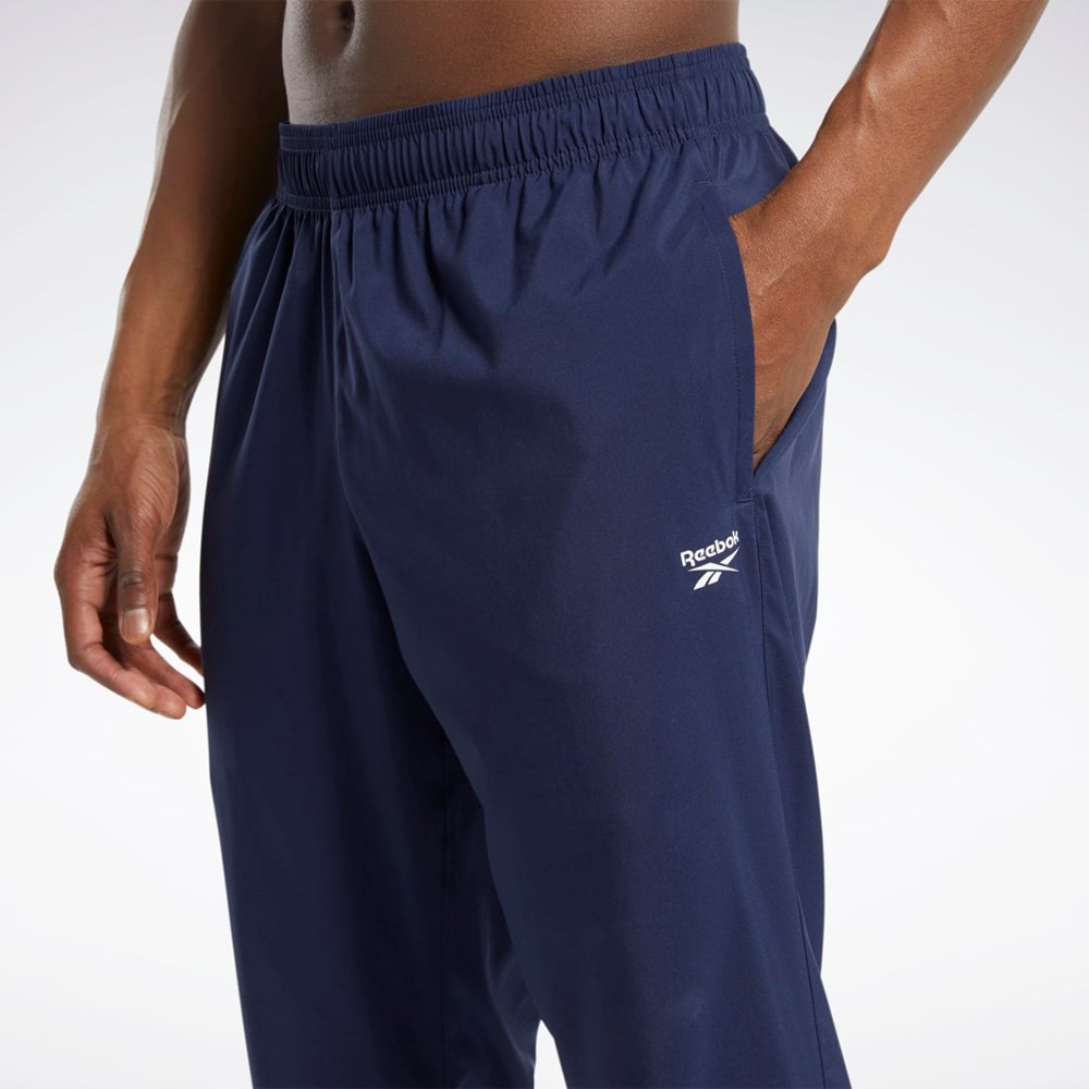 Reebok Tréningová Essentials Woven Unlined Pants Námornícka Modrá | KMEVQ9513