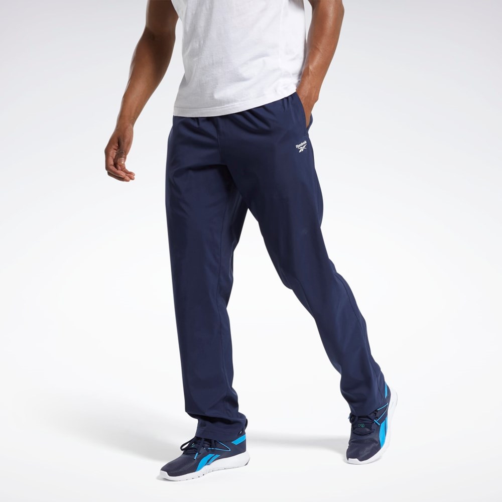 Reebok Tréningová Essentials Woven Unlined Pants Námornícka Modrá | KMEVQ9513