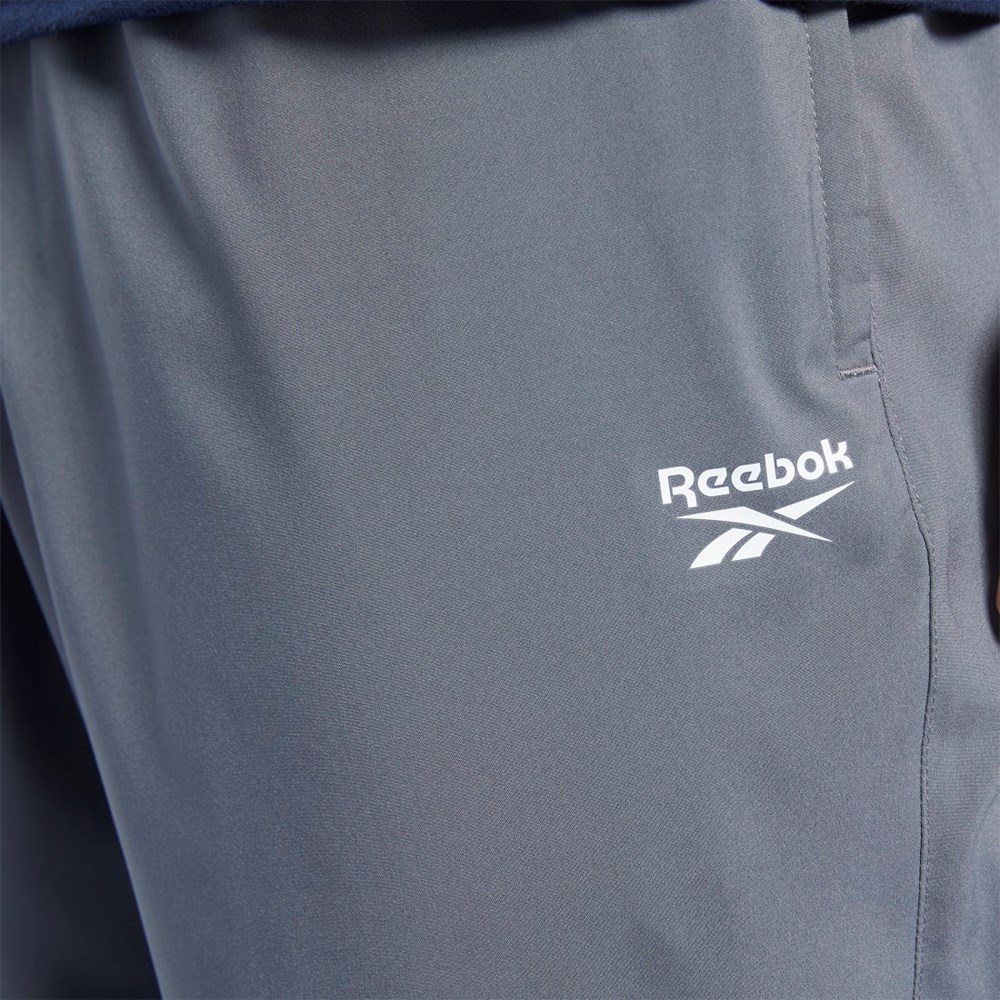 Reebok Tréningová Essentials Woven Unlined Pants Siva | RFBPM1543