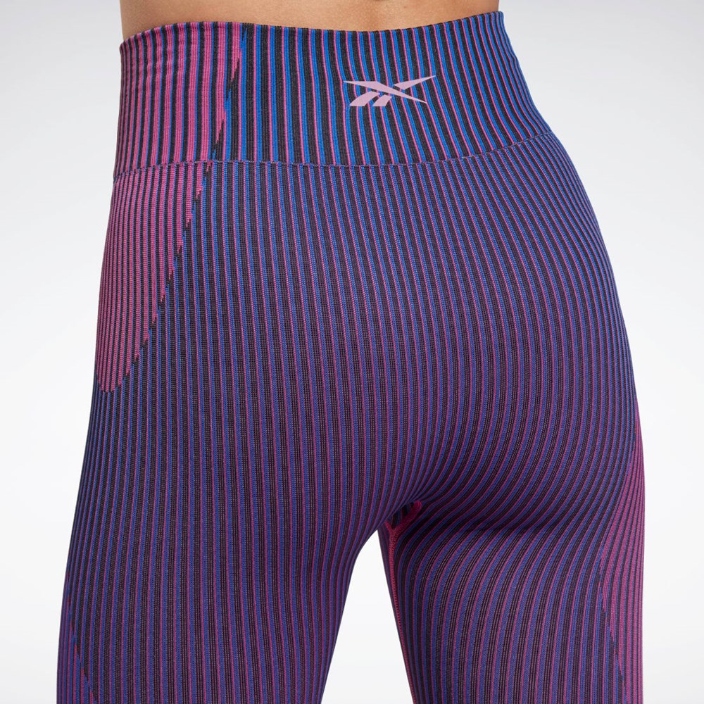 Reebok United By Fitness Myoknit Seamless Leggings Modre | GZYEF9275