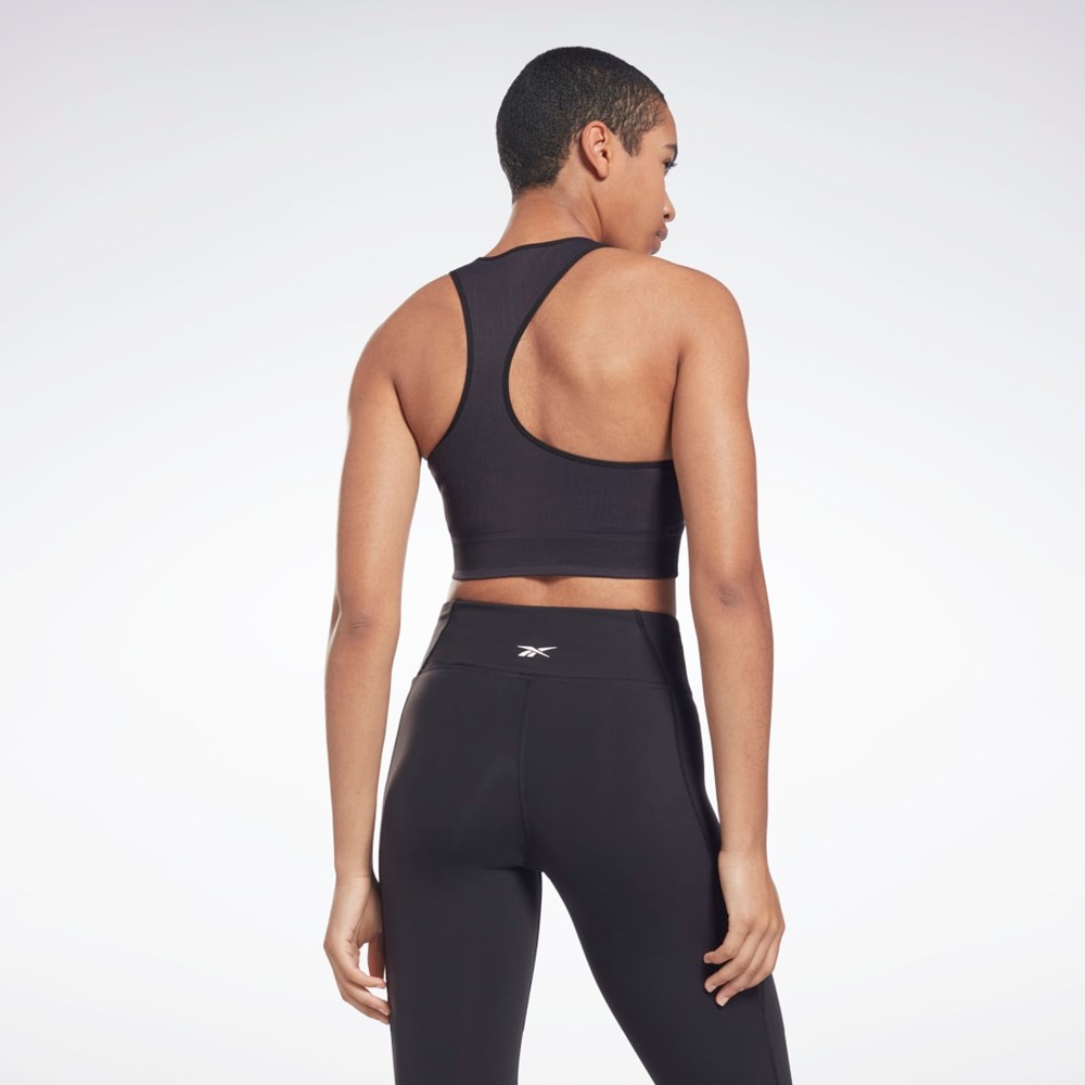 Reebok United By Fitness Myoknit Seamless Top Čierne | JLCGI9710