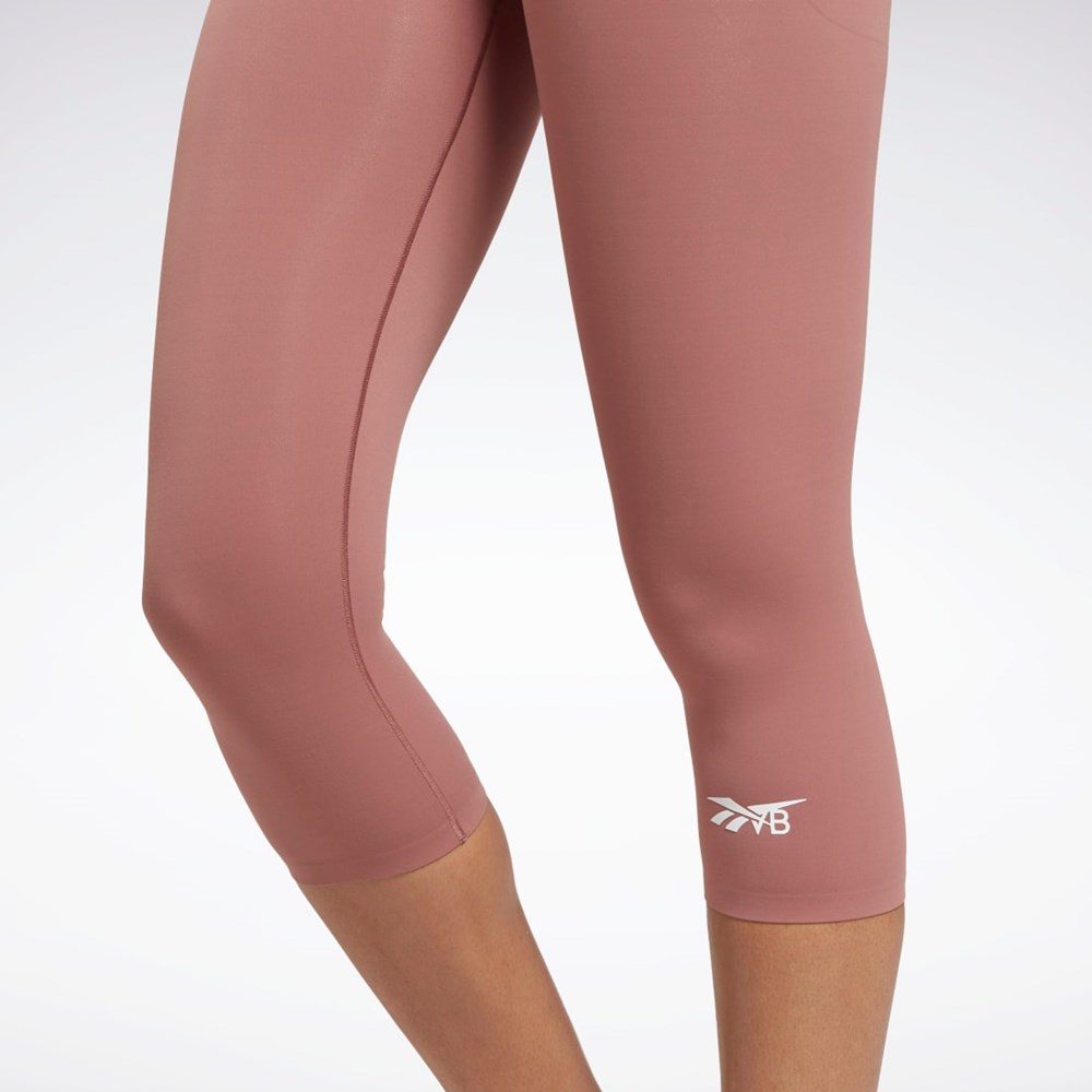 Reebok Victoria Beckham 5/8 Leggings Parched Earth | CWTMQ0392