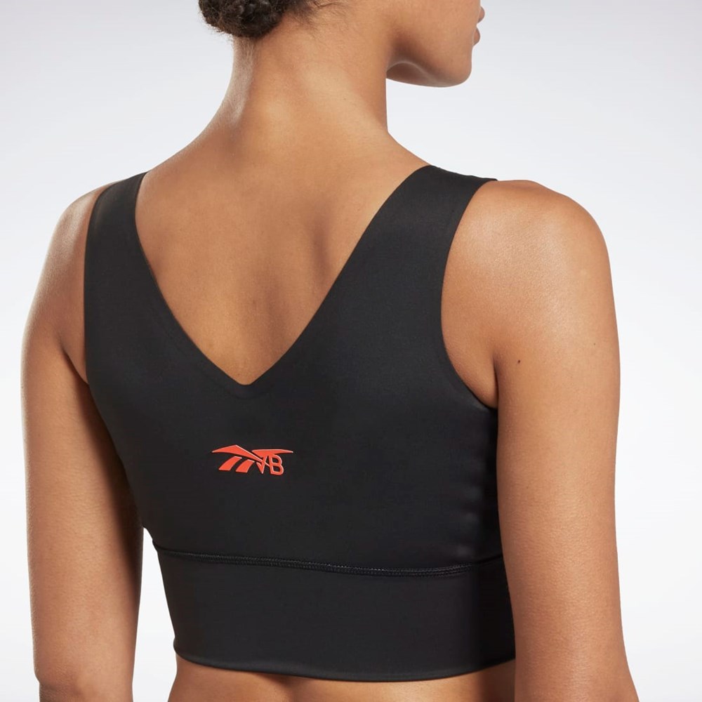 Reebok Victoria Beckham Crop Top Čierne | SGKIL9367