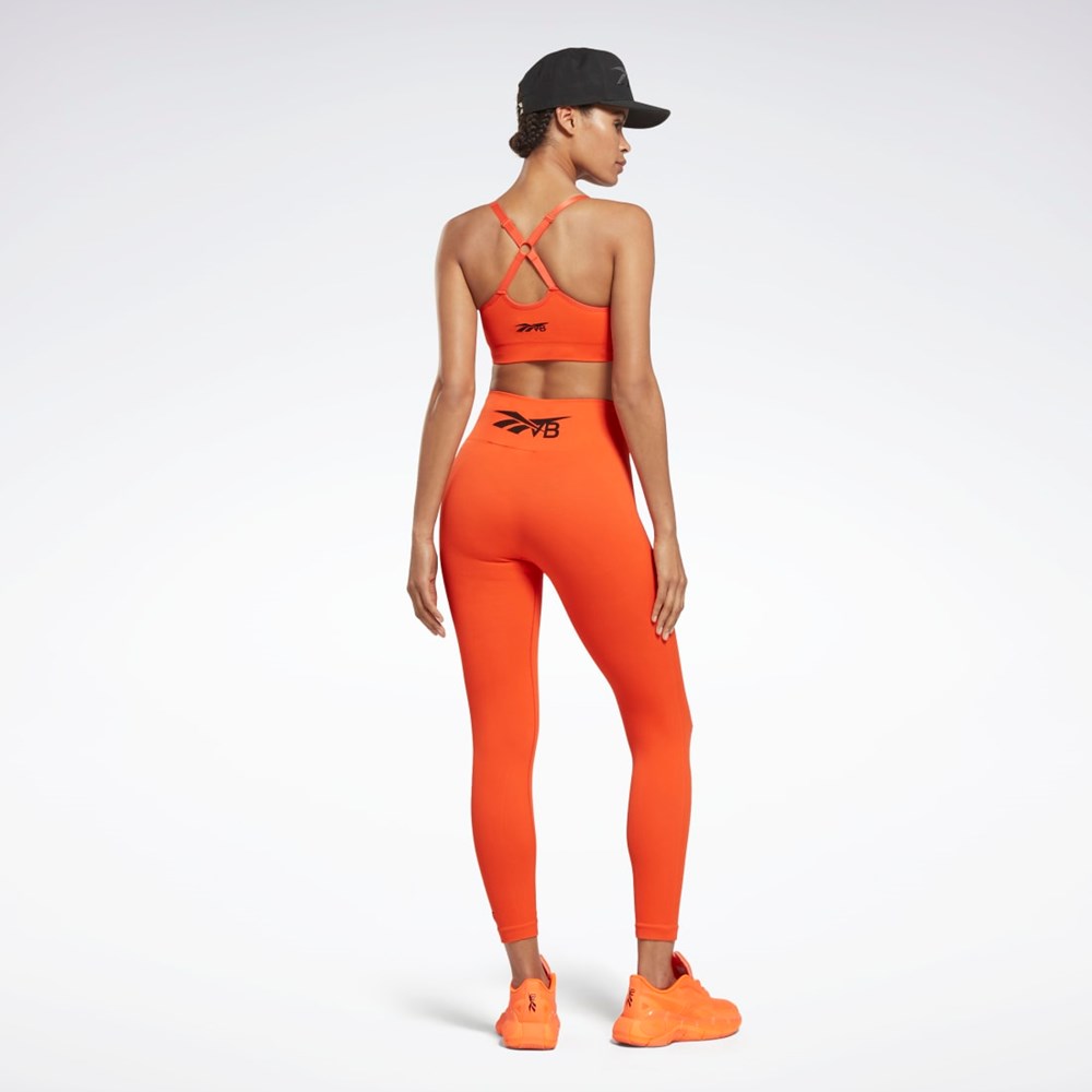 Reebok Victoria Beckham Light-Impact Seamless Bra Oranžové | ORIJQ4372