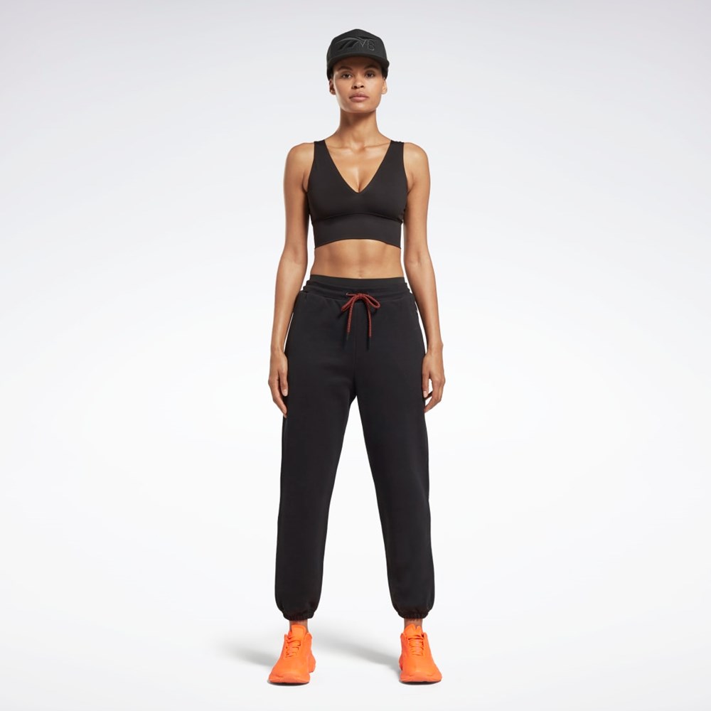 Reebok Victoria Beckham Rovno Leg Joggers Čierne Oranžové | DZYLA3618