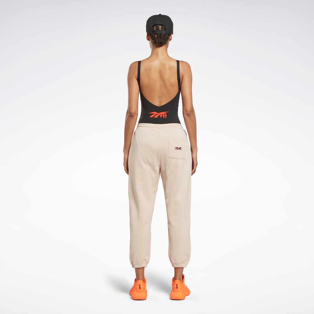 Reebok Victoria Beckham Rovno Leg Joggers Soft Ecru | REHTG7594